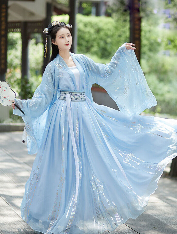 Traditional Chinese Style Women Adult Hanfu Tang Dynasty Fairy Costume Dance