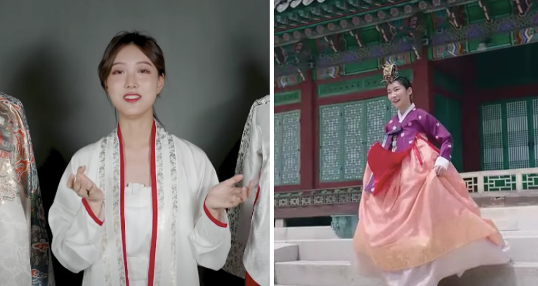 What is the difference between Chinese hanfu and hanbok