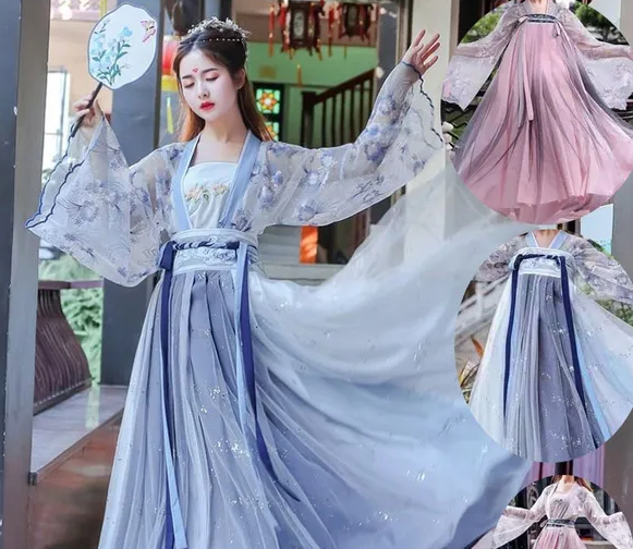 Types Chinese Traditionl Hanfu Dress for Women Hanfu Plus Size Cosplay Costumes Fairy Dress Women Clothing