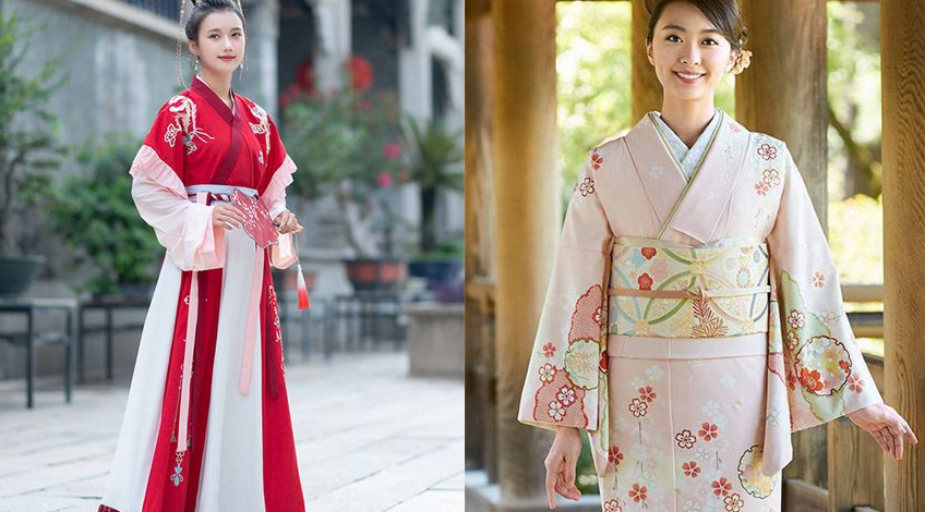 Which came first Hanfu or Kimono