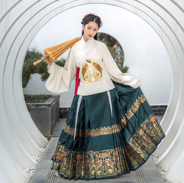 Ming and Qing horse face skirt characteristics