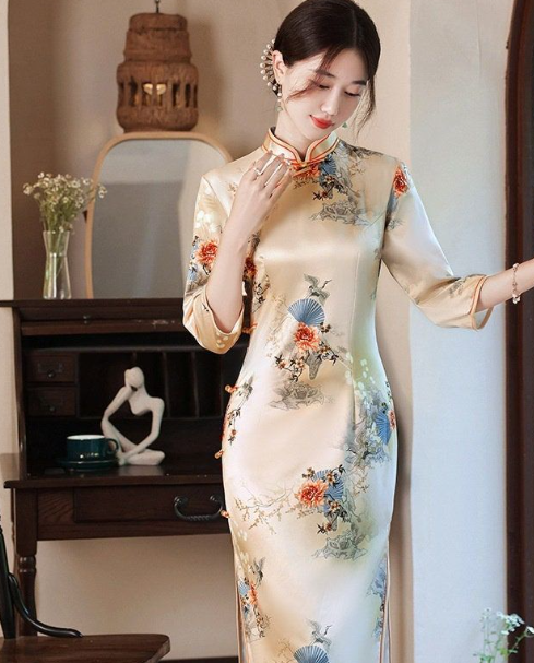 Modern Chinese Cheongsam Dress Chinese Dress