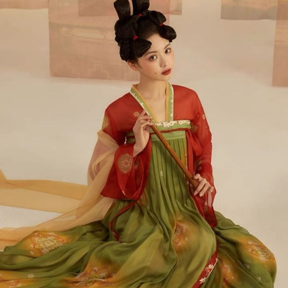 What were the palace costumes in the Tang Dynasty