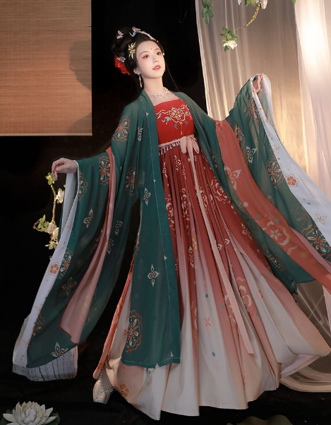 What are the parts of a Chinese traditional dress