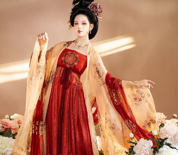 What were the key features of Hanfu during the Tang Dynasty