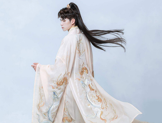 What were the common patterns in han dynasty Hanfu