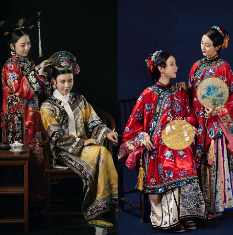 What influenced the evolution of qing dynasty Hanfu